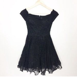 Windsor Lace Semi Flare Skater Dress